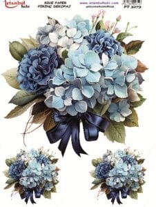 Pirinç Dekopaj Kağıdı 30x42cm PT-3273 Çiçek