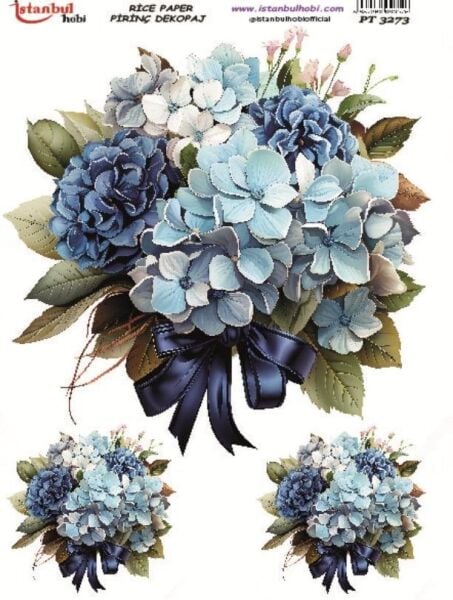 Pirinç Dekopaj Kağıdı 30x42cm PT-3273 Çiçek