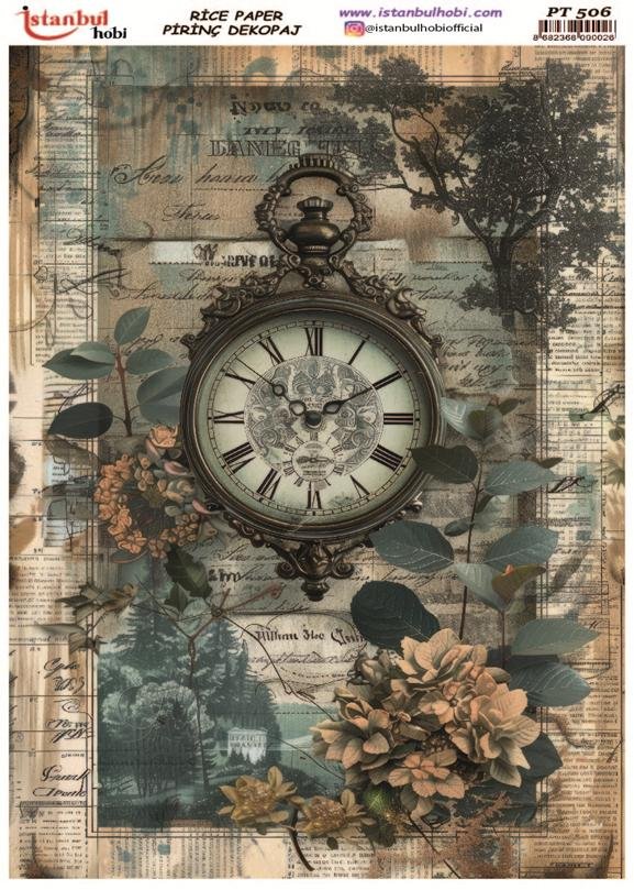 Pirinç Dekopaj Kağıdı 30x42cm PT-506