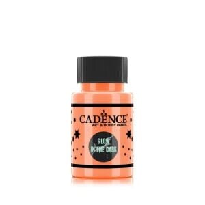 Cadence Gece Parlayan Boya - 580 Turuncu - Glow in Dark 50ml