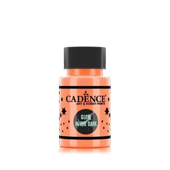 Cadence Gece Parlayan Boya - 580 Turuncu - Glow in Dark 50ml