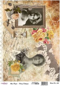 Cadence Pirinç Dekopaj Kağıdı - Model 646