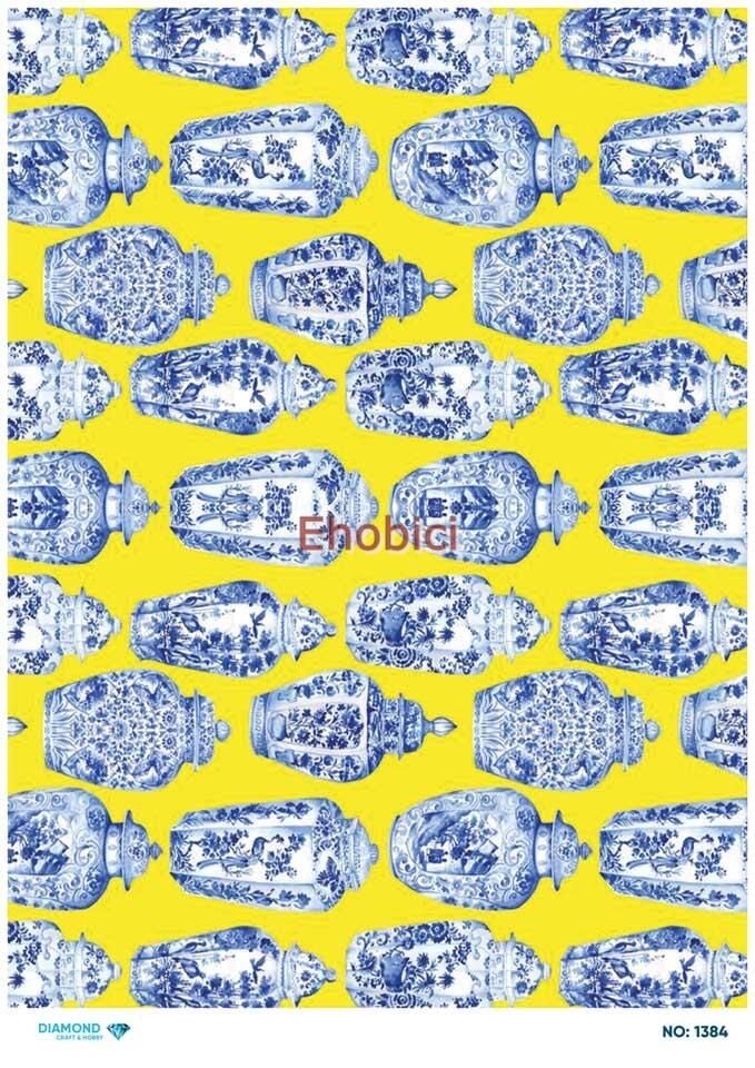 Diamond Pirinç Dekopaj Kağıdı - 1384