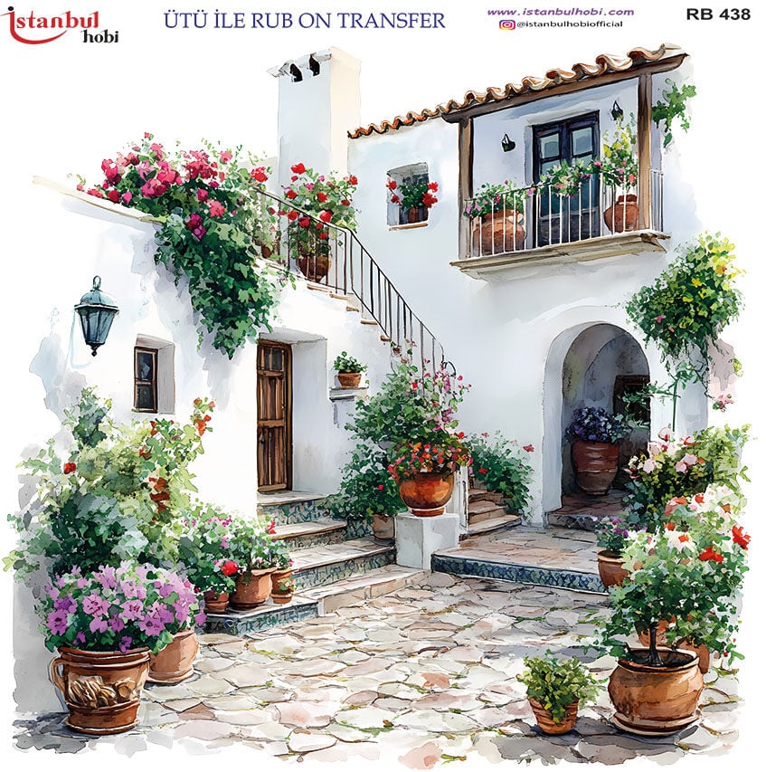 Ütü ile Rub On Transfer Kağıdı 30x30cm RB-438