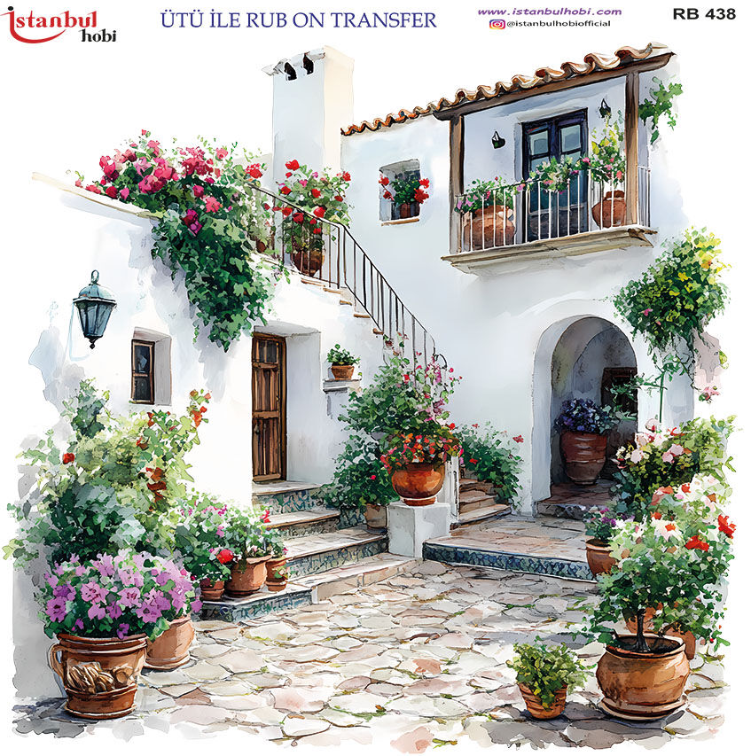 Ütü ile Rub On Transfer Kağıdı 30x30cm RB-438