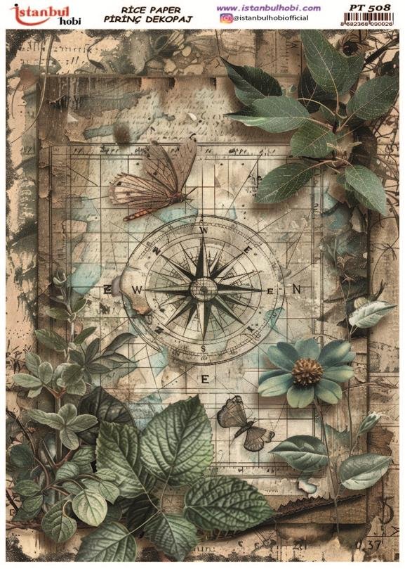 Pirinç Dekopaj Kağıdı 30x42cm PT-508