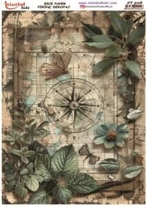 Pirinç Dekopaj Kağıdı 30x42cm PT-508