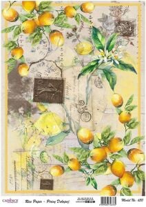 Cadence Pirinç Dekopaj Kağıdı - Model 650