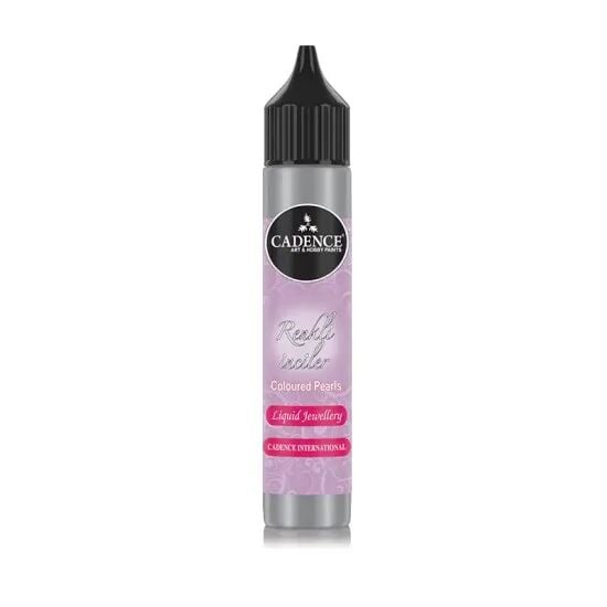 Cadence Renkli İnciler 586 Metalik Gümüş 25ml