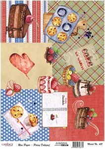 Cadence Pirinç Dekopaj Kağıdı - Model 651