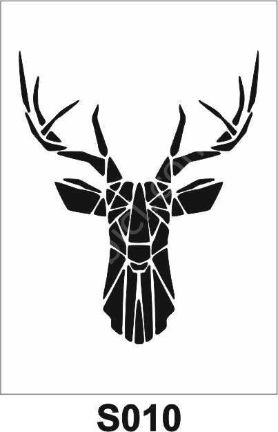 Diğer Karışık Desenler Stencil Şablon (21x30) S-010