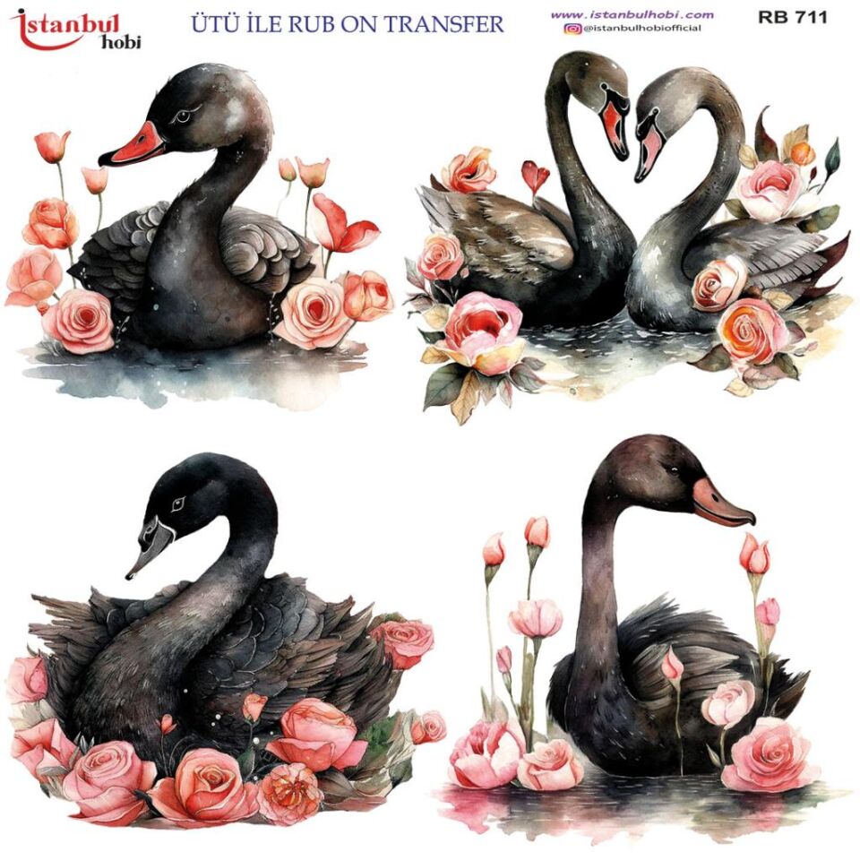 Ütü ile Rub On Transfer Kağıdı 30x30cm RB-711