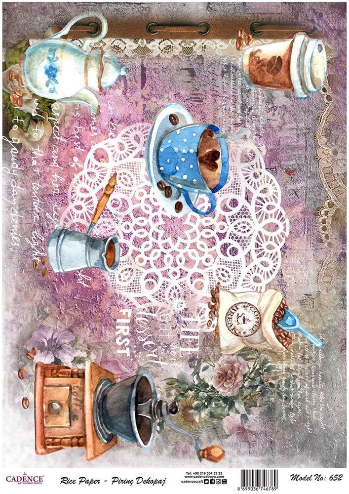 Cadence Pirinç Dekopaj Kağıdı - Model 652
