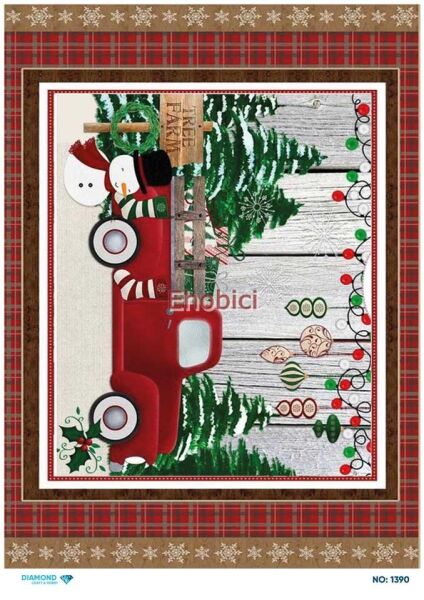 Diamond Pirinç Dekopaj Kağıdı - 1390