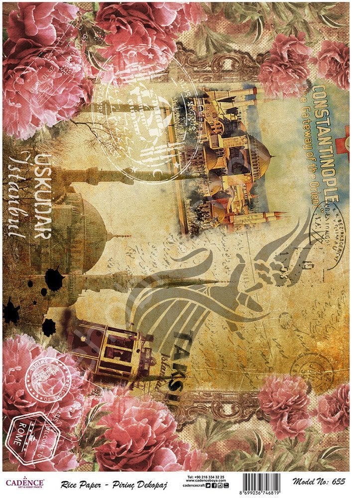 Cadence Pirinç Dekopaj Kağıdı - Model 655
