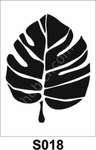 Diğer Karışık Desenler Stencil Şablon (21x30) S-018