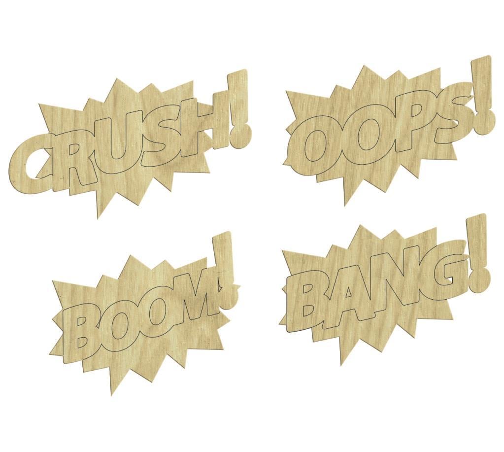 Lazer Kesim Ahşap Süsler 188