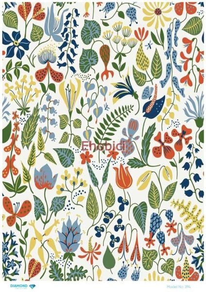 Diamond Pirinç Dekopaj Kağıdı - 394
