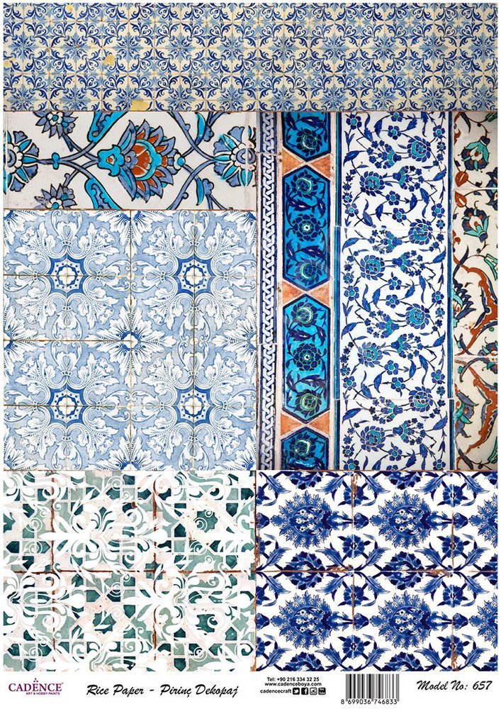 Cadence Pirinç Dekopaj Kağıdı - Model 657