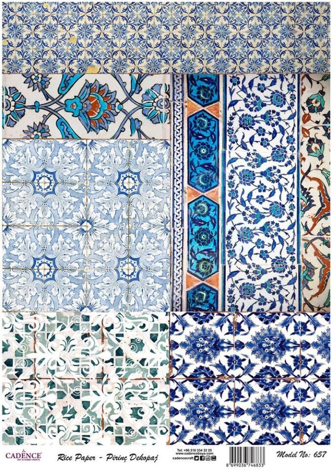 Cadence Pirinç Dekopaj Kağıdı - Model 657