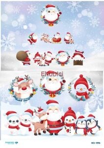 Diamond Pirinç Dekopaj Kağıdı - 1396