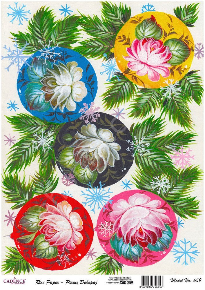 Cadence Pirinç Dekopaj Kağıdı - Model 659