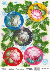 Cadence Pirinç Dekopaj Kağıdı - Model 659