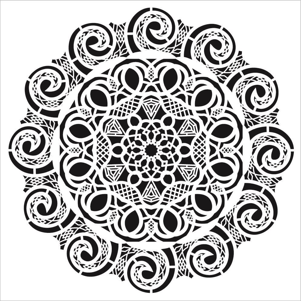 Cadence YDS Dantel Stencil (35x35) YDS-002