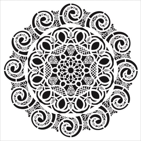 Cadence YDS Dantel Stencil (35x35) YDS-002