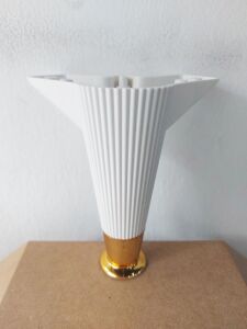 Mobilya Ayağı Çizgili Model 15cm Altın