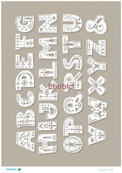 Diamond Pirinç Dekopaj Kağıdı - 398