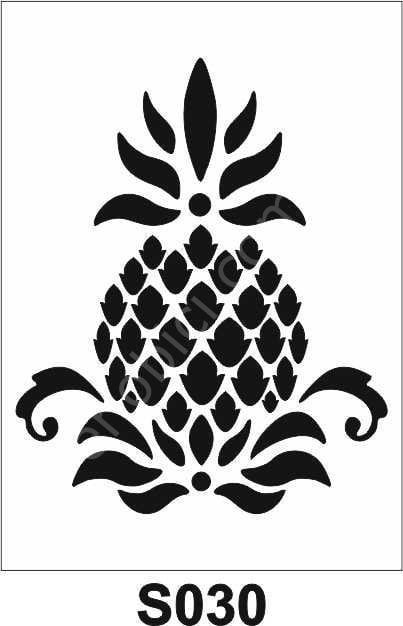 Diğer Karışık Desenler Stencil Şablon (21x30) S-030