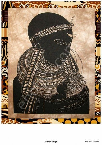 Lineart Craft Pirinç Dekopaj Kağıdı Model - 1084