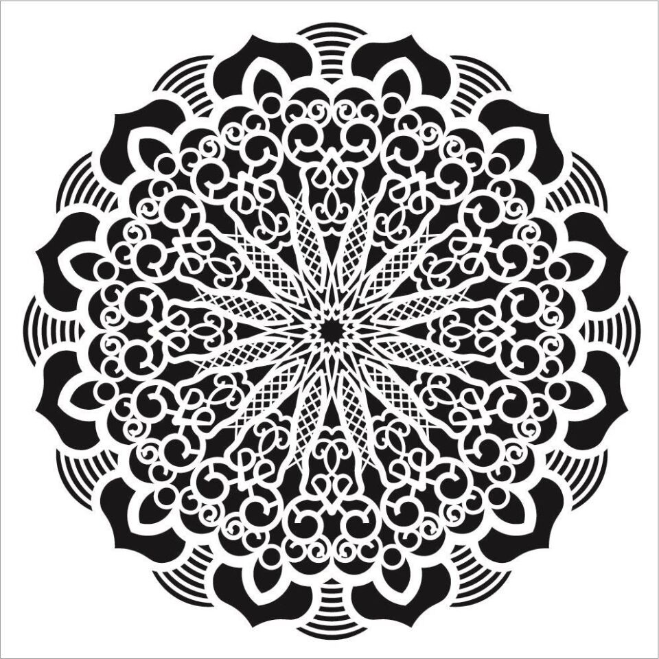 Cadence YDS Dantel Stencil (35x35) YDS-004