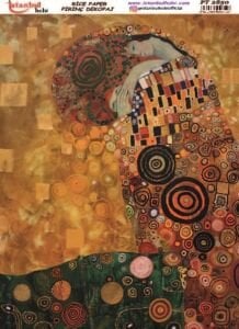 Pirinç Dekopaj Kağıdı 30x42cm PT-2850 Mix Retro