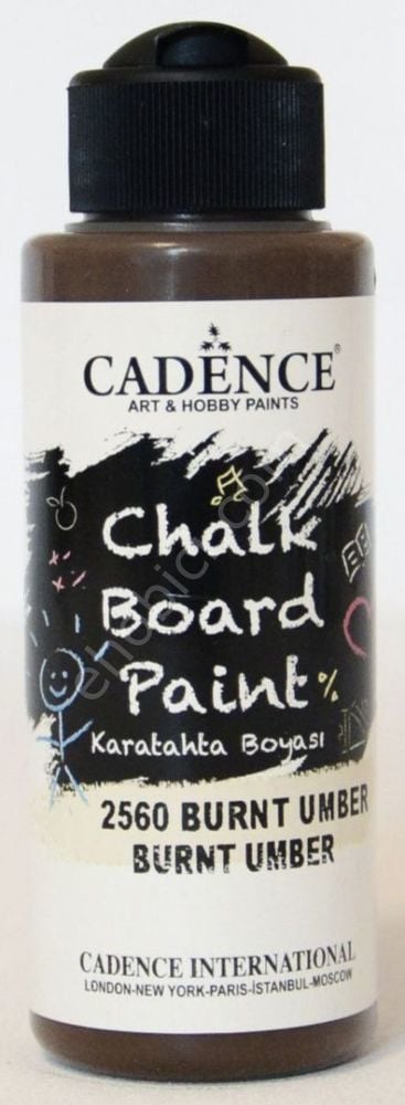 Cadence Kara Tahta Boyası - 2560 Burnt Umber 120ML