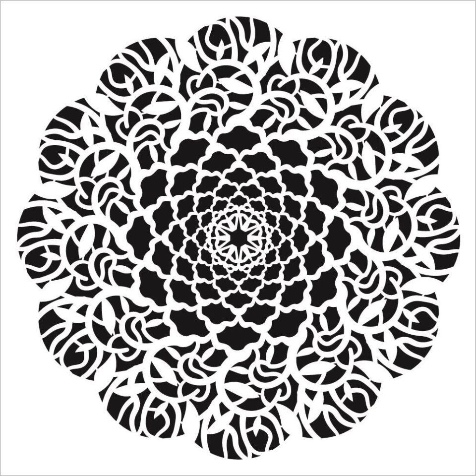 Cadence YDS Dantel Stencil (35x35) YDS-005