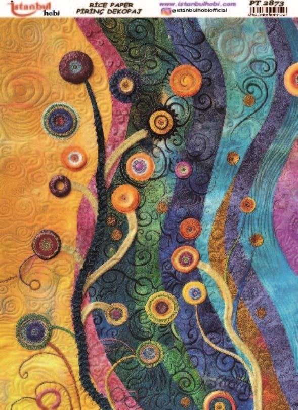 Pirinç Dekopaj Kağıdı 30x42cm PT-2873 Quilling