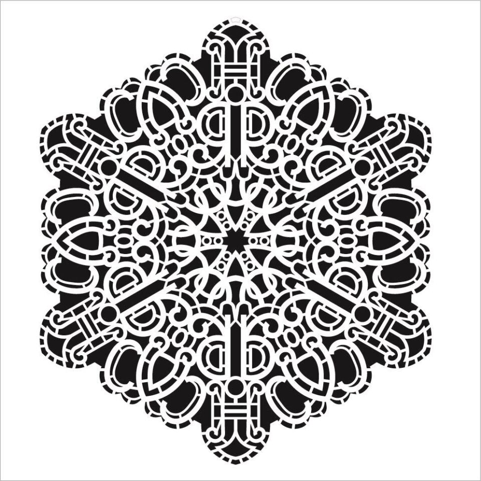 Cadence YDS Dantel Stencil (35x35) YDS-006