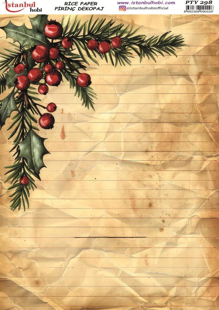 Pirinç Dekopaj Kağıdı 30x42cm PTY-298