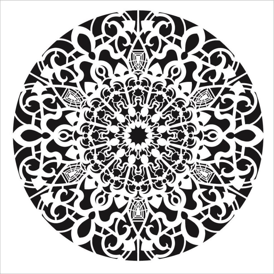 Cadence YDS Dantel Stencil (35x35) YDS-007