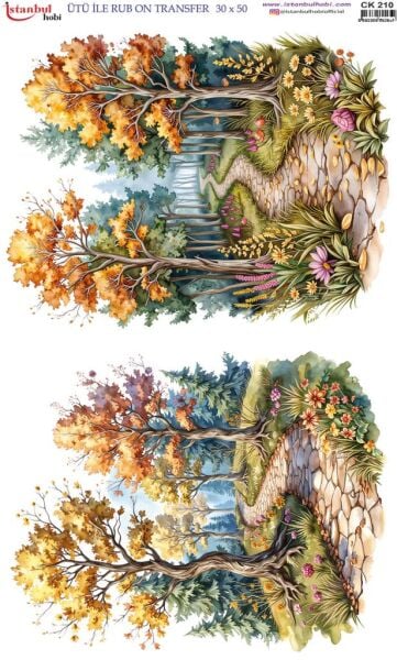 Ütü İle Rub On Transfer Kağıdı 30x50cm CK210