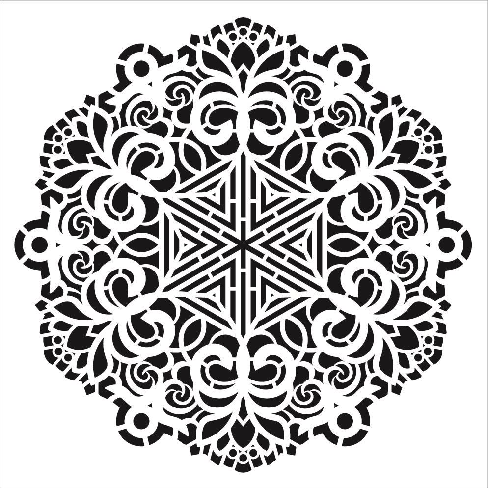 Cadence YDS Dantel Stencil (35x35) YDS-008