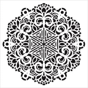 Cadence YDS Dantel Stencil (35x35) YDS-008