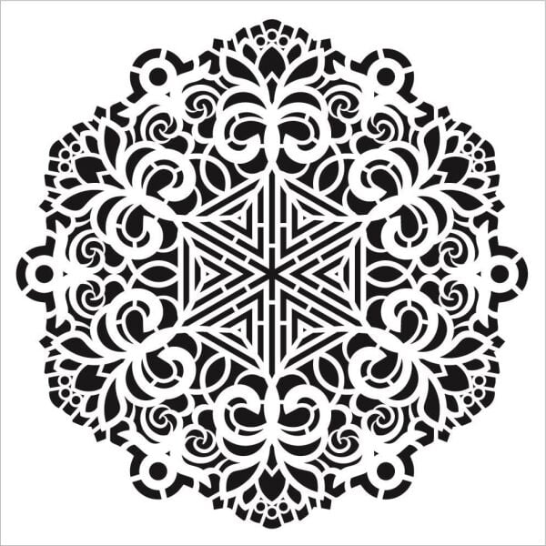 Cadence YDS Dantel Stencil (35x35) YDS-008