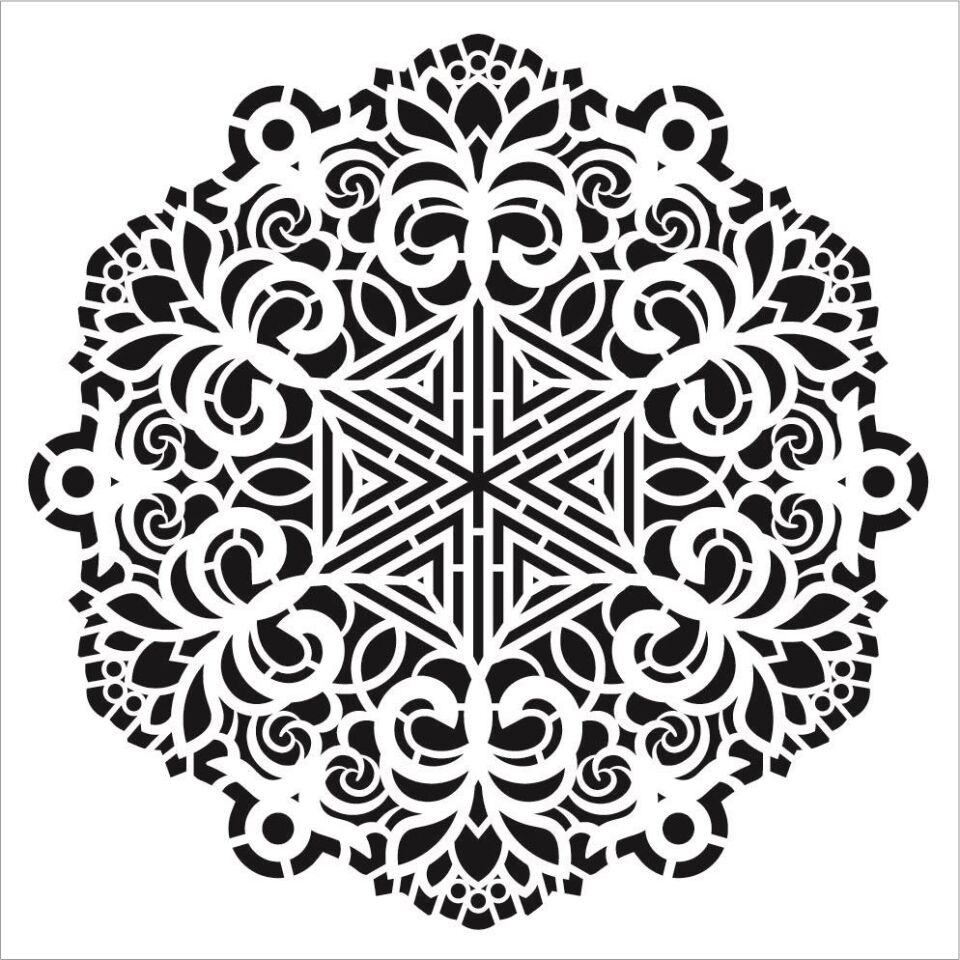 Cadence YDS Dantel Stencil (35x35) YDS-008