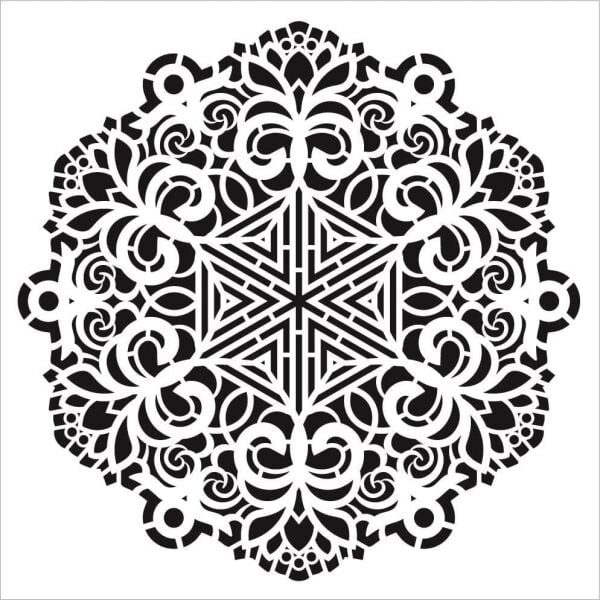 Cadence YDS Dantel Stencil (35x35) YDS-008