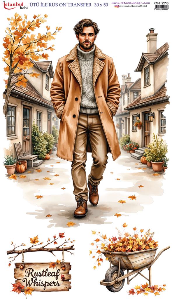 Ütü İle Rub On Transfer Kağıdı 30x50cm CK275