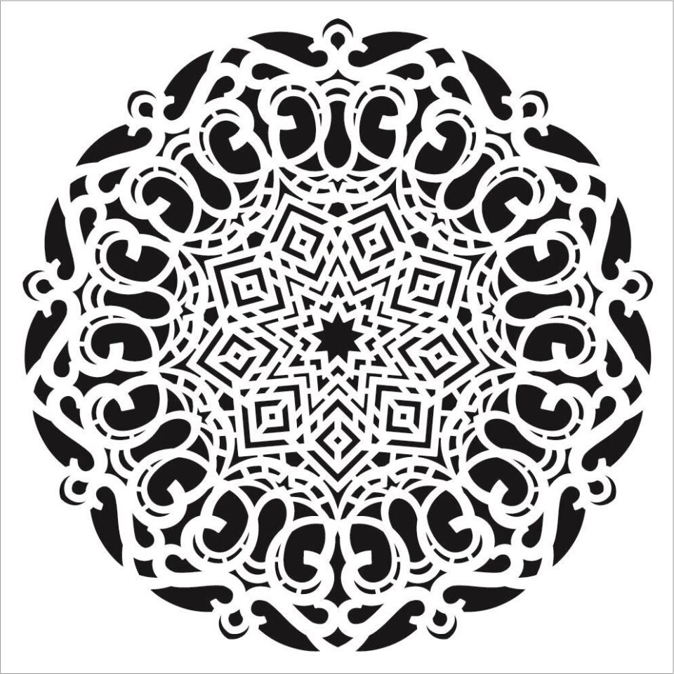 Cadence YDS Dantel Stencil (35x35) YDS-009