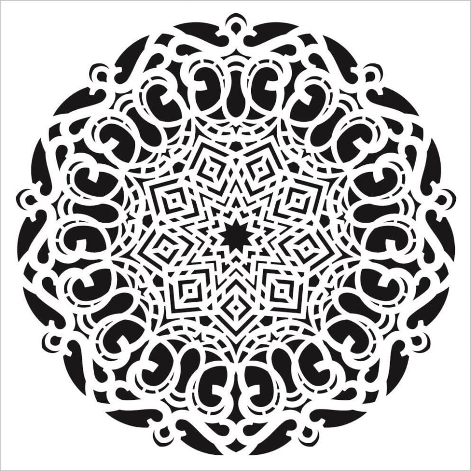 Cadence YDS Dantel Stencil (35x35) YDS-009